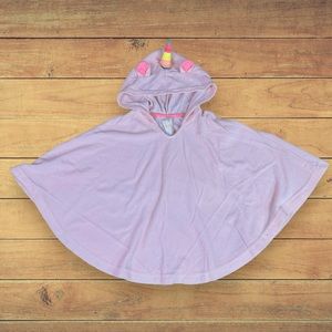 Cat and Jack Pink Unicorn Hooded Swim Cover 12-18 months